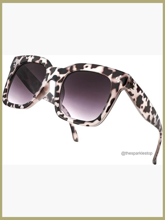 Vintage Square Gradient Sunglasses UV400 Protection